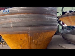 SA516 Gr70 رؤوس خزان مخروط الفولاذ مزدوج المرحلة 25mm القفص أنابيب الصلب المقاوم للصدأ صحن