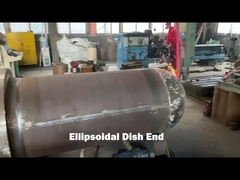 760MM X 60MM رأس صحن الفولاذ المقاوم للصدأ الصفائح من التيتانيوم الفولاذ الكربوني