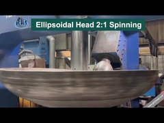 4500ملم قطر بدون خيط الرؤوس الصهريج الصهريج المرفقات غطاء سبيكة الفولاذ نهاية بيضاوية