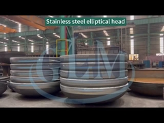 أسمي 316l وعاء الضغط أطراف الصحن رأس بيضاوي 10000mm