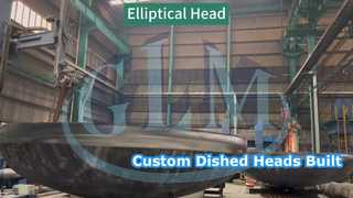 جارٍ طحن الحافة المستقيمة القصيرة للغطاء الطرفي البيضاوي!