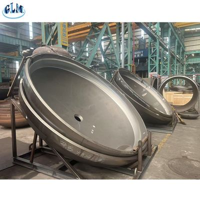 نهاية صحن بيضاوي مزورة مع تسامح سمك ± 0.5mm وسمك 2mm-300mm للتطبيقات عالية درجة الحرارة