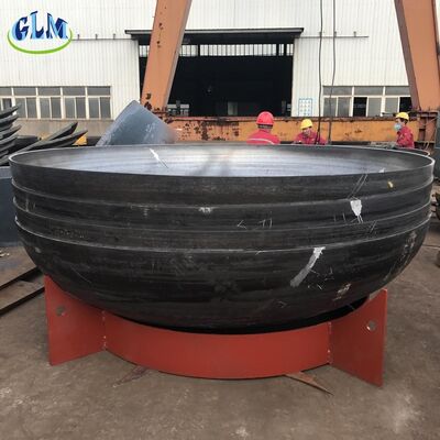 وعاء ضغط ذو رأس مقعر مع تحضير للحافة واختبار الموجات فوق الصوتية والامتثال للمعيار ASME Section VIII للتطبيقات الصناعية