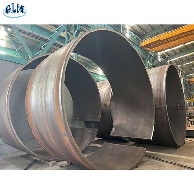3mm-200mm سمك الفولاذ الكربوني الرؤوس الخزان مع الضغط الساخن للأسطوانات الضغط