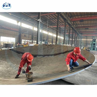 ASME 100mm 10000mm أنابيب الفولاذ المقاوم للصدأ نهاية قبعة Ss 304 316