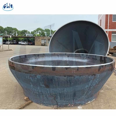 مخروط فولاذ الكربون 300mm رمل التفجير للمبادلات الحرارية ASME