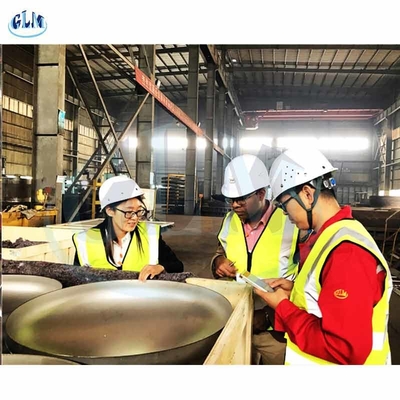 Q235b الفولاذ الكربوني التوريسفيركال البيضاوي الصحن نهاية الخزان نهاية الغطاء 2mm 4mm
