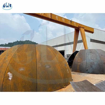 4700mm Dia SA 516 GR 70 نصف الكرة الصحن الرأس الجزء السفلي 28mm سمك