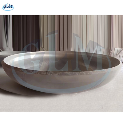 ASME SA517 الدرجة A رأس صحن بيضاوي 2: 1 قطر 1300mm سمك 30mm