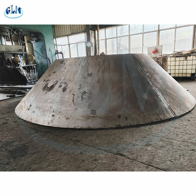 5800mm قطر مخروط توريكونيكال معتدل رأس صحن للوعاء الضغط