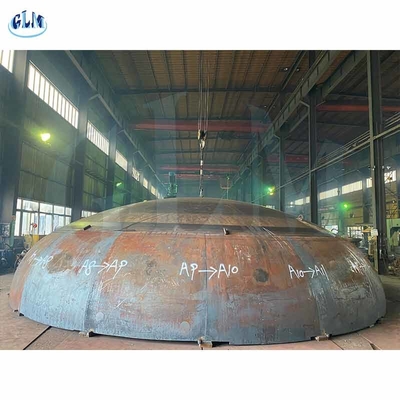 Q235B SS304 800mm رؤوس خزان نصف كروي تشكل نصف الكرة الصلب