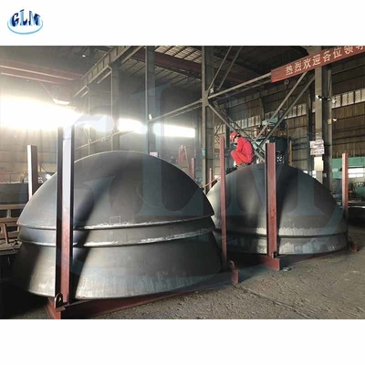 SA516 Gr70 89mm سفينة ضغط رأس نصف الكرة نهاية قبعة نصف الكرة أنابيب تدوير