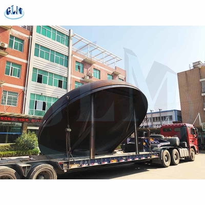 16Mn 3600mm ASME حاوية بيضاوية الرؤوس الطبق As516 Gr 70 للكايلر