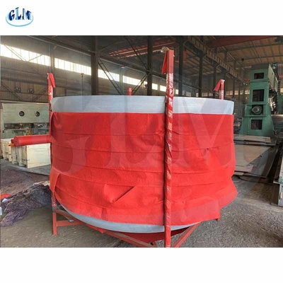 89mm SS304 SS316 رأس صحن الفولاذ المقاوم للصدأ رأس توريسفير لختم الأنابيب