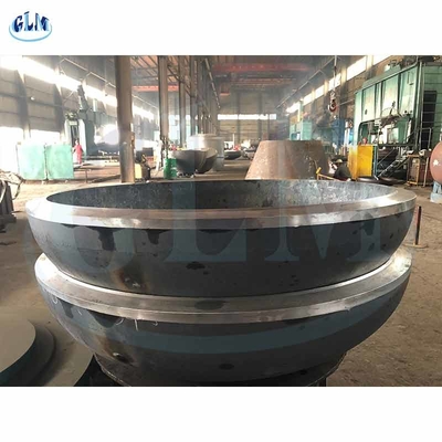 BQ بيضاوي 350mm الوعاء الضغط نهاية أنابيب الفولاذ غطاء الحرارة المطاومة مقاومة 10000mm