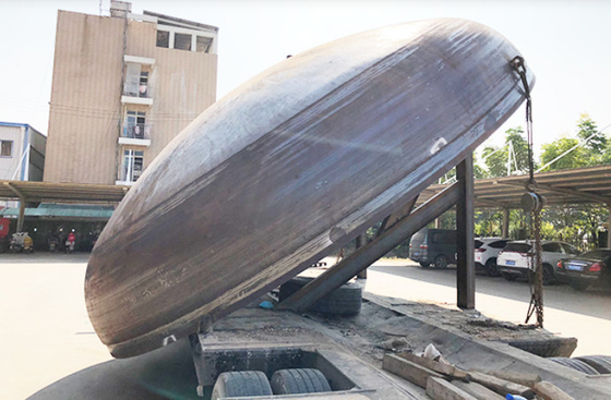 وعاء ضغط 100MM رأس صحن بيضوي