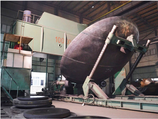 1000MM 10000MM الفولاذ المقاوم للصدأ الصحن الرأس أنبوب تركيب غطاء نهاية ASME