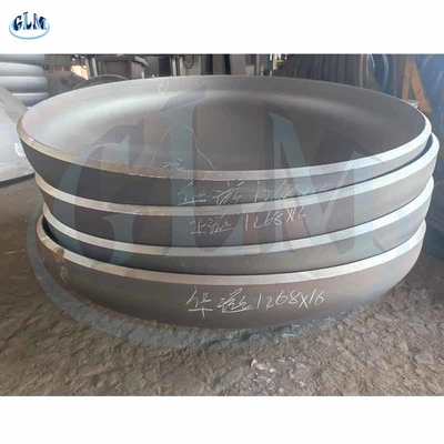 رأس خزان بيضاوي من الفولاذ الكربوني 1268mm قطر 16mm سمك