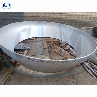 الفولاذ المقاوم للصدأ 304 / SS304L مخروط صحن خزان رأس أعلى ID 2600mm