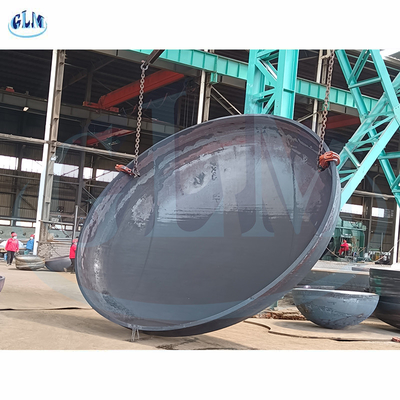 SA516 GR.70 N 2:1 رأس نصف بيضاوي 4600mm قطر 80mm سمك