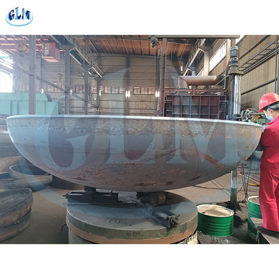 4800mm قطر الفولاذ الكربوني 2: 1 نهاية أطباق بيضاوية لخزانات التخزين