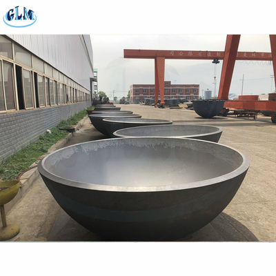 رأس وعاء الضغط من الفولاذ الكربوني رأس الصحن 2590mm قطر 88mm سمك