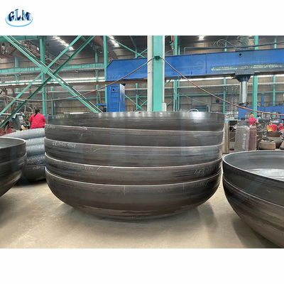 الفولاذ الكربوني الرؤوس نصف بيضاوية قطر 2700mm سمك 16mm