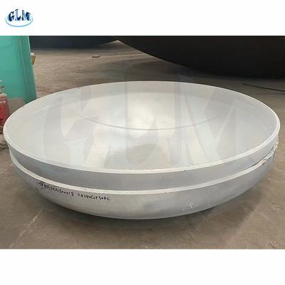 3400mm قطر الفولاذ المقاوم للصدأ رأس السفينة، نهاية صحن بيضاوي