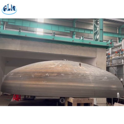 غطاء نهاية بيضاوي الشكل بالضغط الساخن والبارد بسمك 5-300 مم وفقًا لمعيار ASME