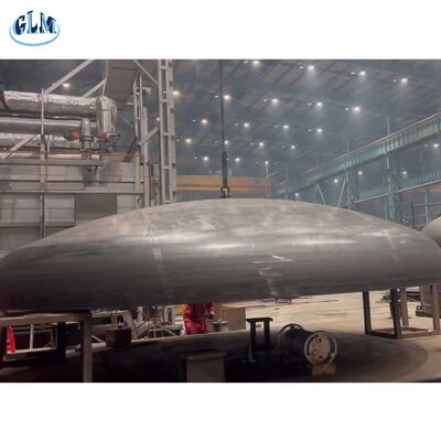 ضغط قابلة للتخصيص 4200mm قطر رأس طاسة توريسفيريكال مع الضغط الساخن لأوعية الضغط