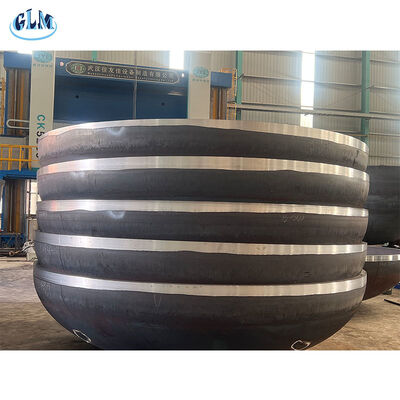 رأس طبق بيضاوي الشكل مع فحص UT ونسبة تخفيض 10% لأوعية الضغط الثقيلة حتى 10000 مم