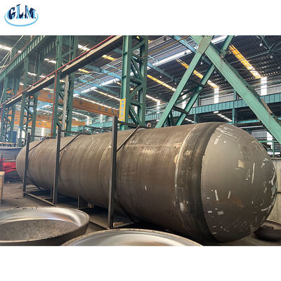 رأس وعاء الضغط المطروق على الساخن مع اختبار الضغط الهيدروستاتيكي المعتمد لتطبيقات الفولاذ الكربوني SA-516 الدرجة 70